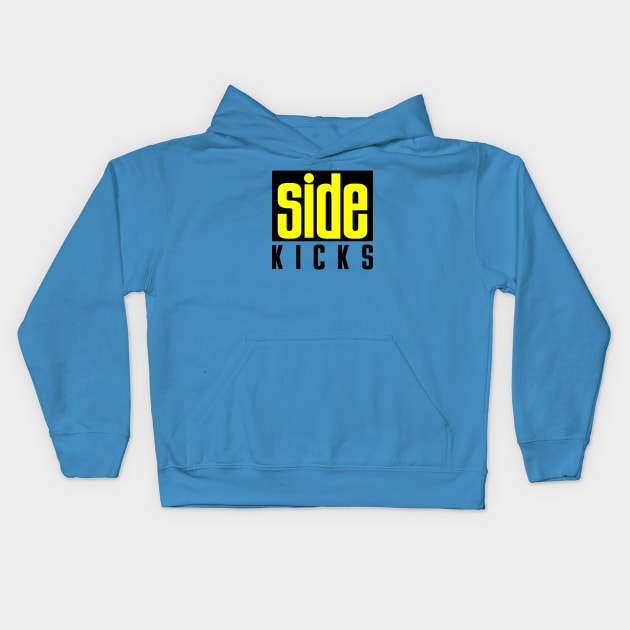 Side Kicks Kids Hoodie by AngryMongoAff